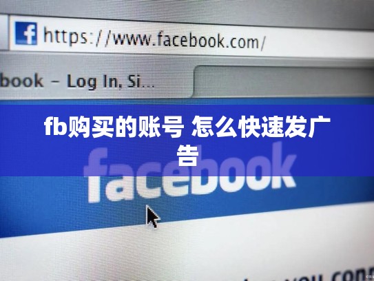 fb购买的账号 怎么快速发广告