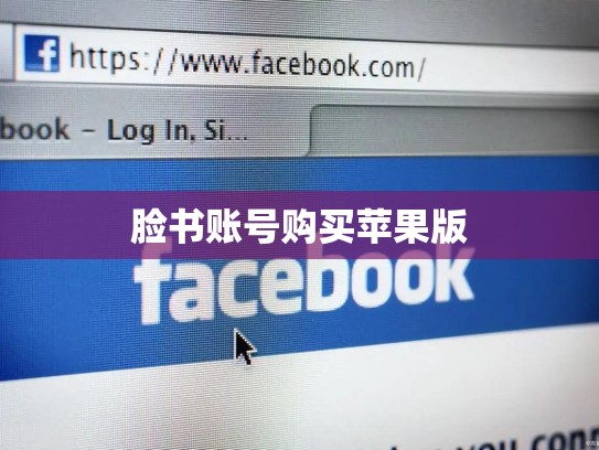 脸书账号购买苹果版