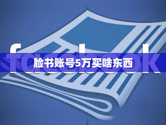 脸书账号5万买啥东西