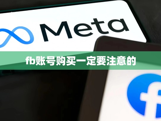 fb账号购买一定要注意的
