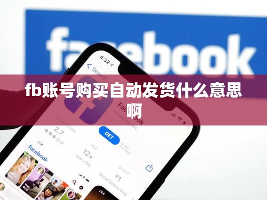 fb账号购买自动发货什么意思啊