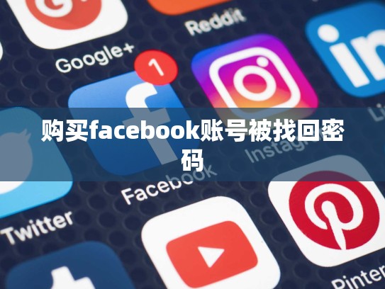 购买facebook账号被找回密码