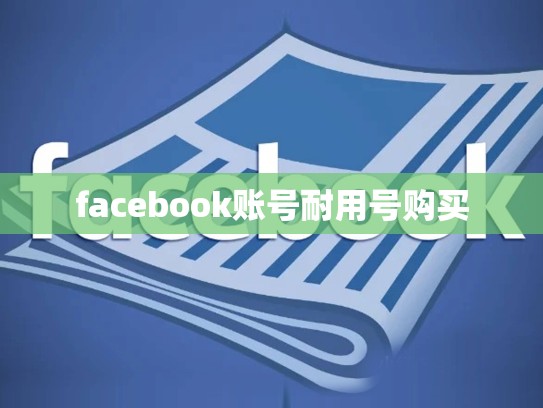 facebook账号耐用号购买