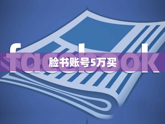 脸书账号5万买