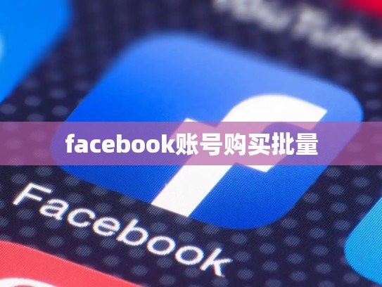 facebook账号购买批量