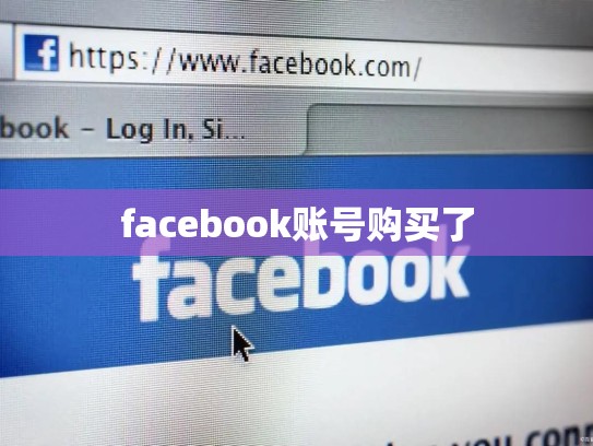 facebook账号购买了