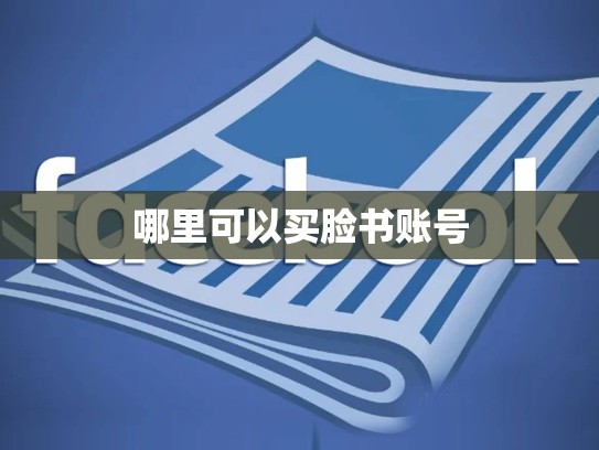 哪里可以买脸书账号